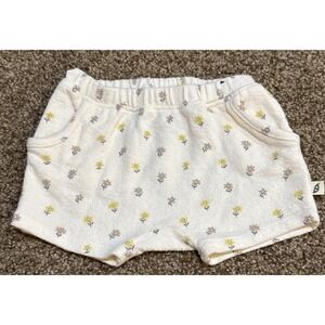 Easy-peasy Shorts Size 3-6 Months Cream With Floral Print  Organic Cotton